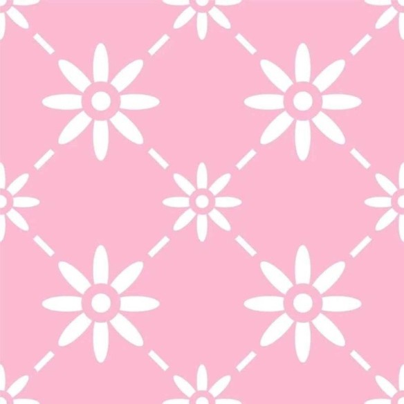 Papel de Parede Adesivo Floral Rosa 751249095