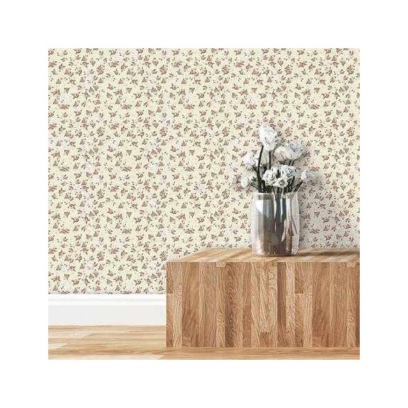 Papel de Parede Adesivo Floral Rosa 99478973