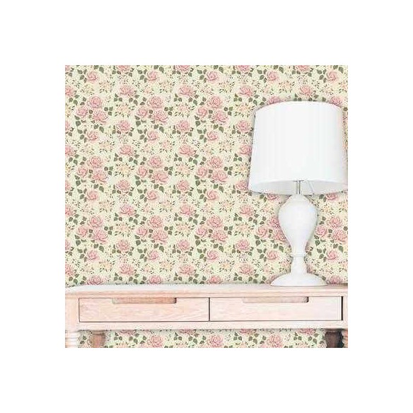 Papel de Parede Adesivo Floral Rosas 102085426