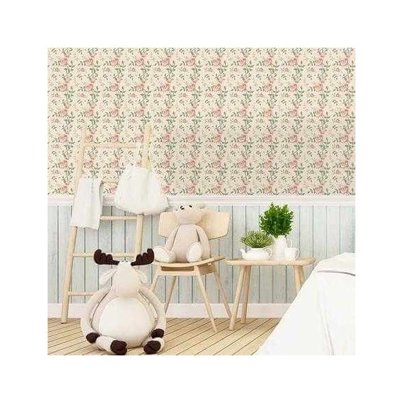Papel de Parede Adesivo Floral Rosas 132790727