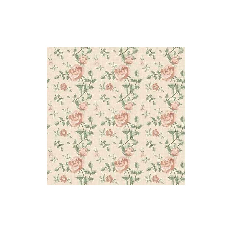 Papel de Parede Adesivo Floral Rosas 132790727