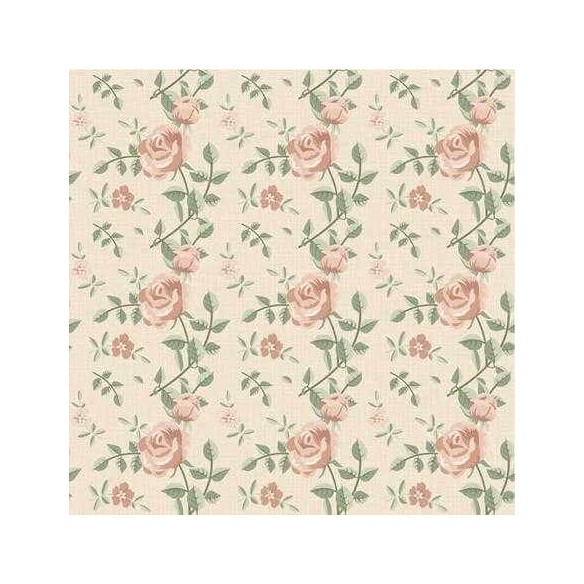Papel de Parede Adesivo Floral Rosas 132790727