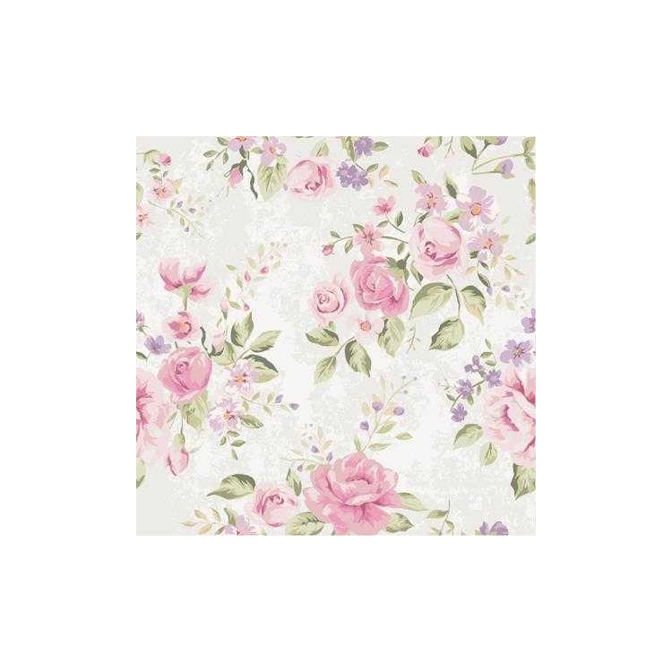 Papel de Parede Adesivo Floral Rosas 160533275