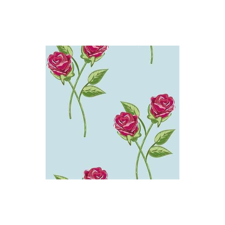 Papel de Parede Adesivo Floral Rosas 74717963