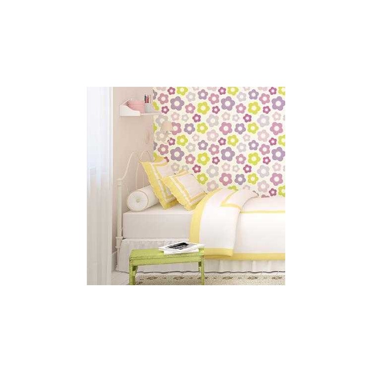 Papel de Parede Adesivo Floral Roxo 010835