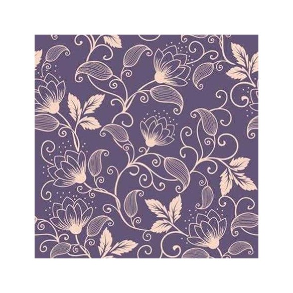 Papel de Parede Adesivo Floral Roxo 148224071