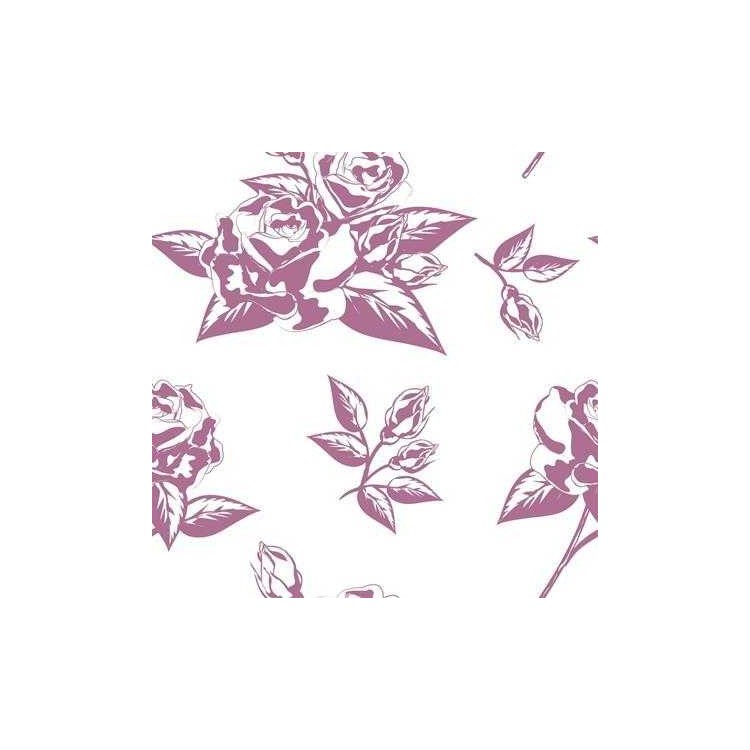 Papel de Parede Adesivo Floral Roxo 34219846