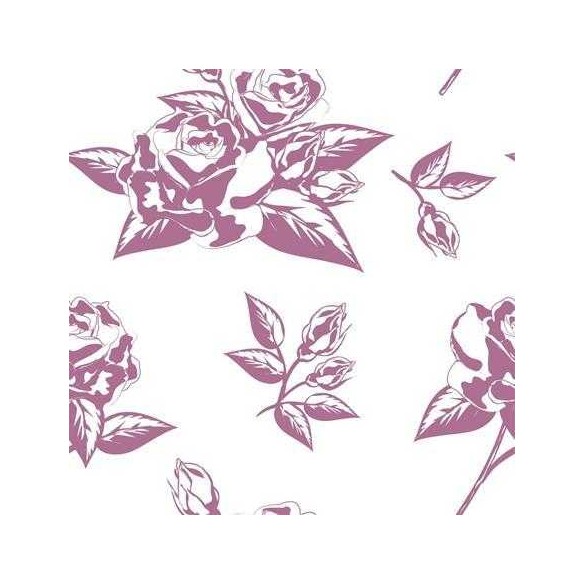 Papel de Parede Adesivo Floral Roxo 34219846