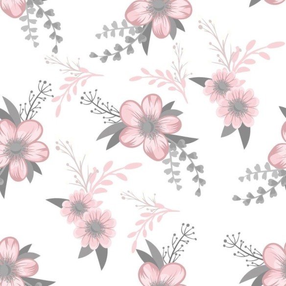 Papel de Parede Adesivo Floral Sakuras N017063