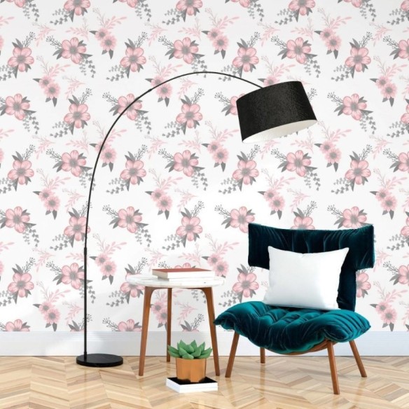 Papel de Parede Adesivo Floral Sakuras N017063