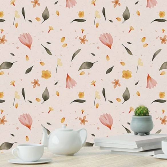 Papel de Parede Adesivo Floral Spring N019048