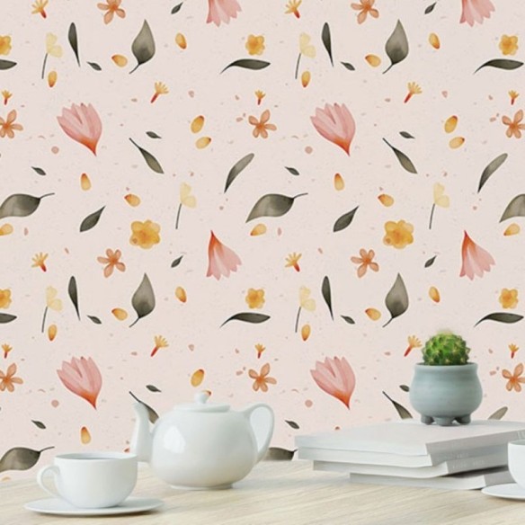 Papel de Parede Adesivo Floral Spring N019048