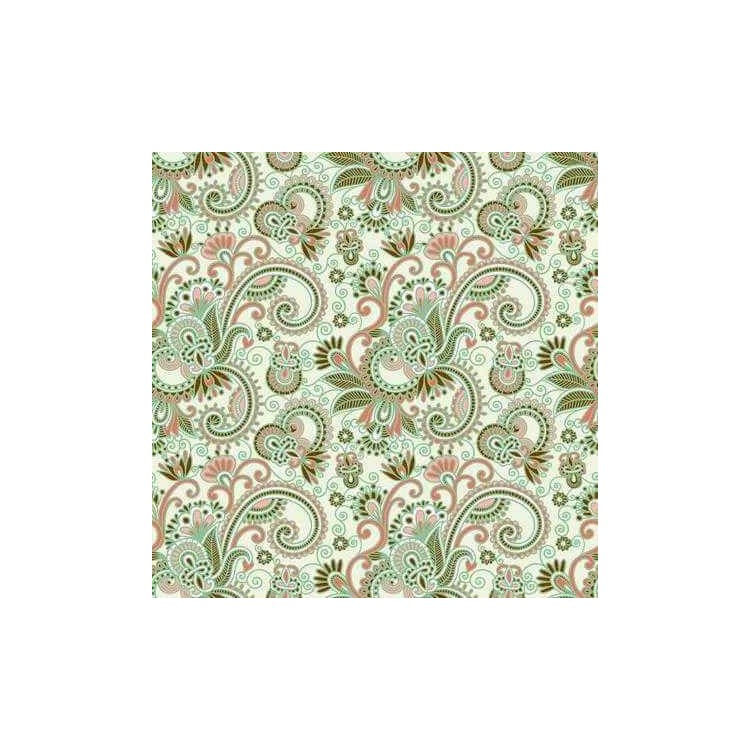 Papel de Parede Adesivo Floral Verde 22