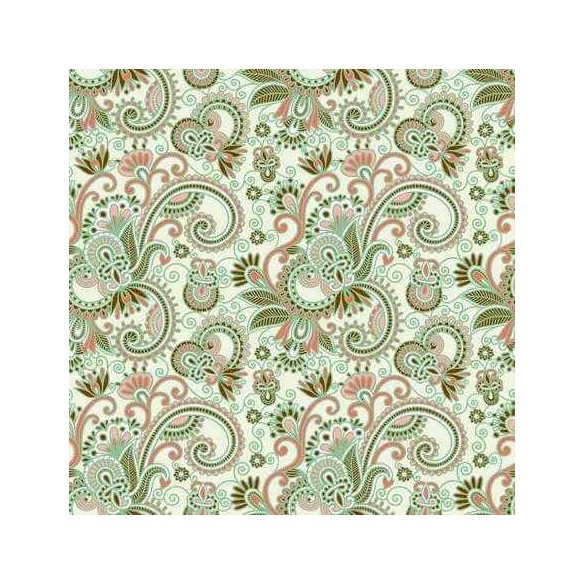 Papel de Parede Adesivo Floral Verde 22