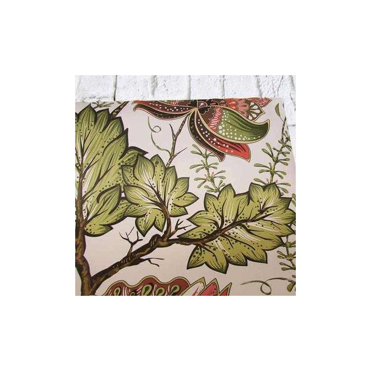 Papel de Parede Adesivo Floral Verde 406150711