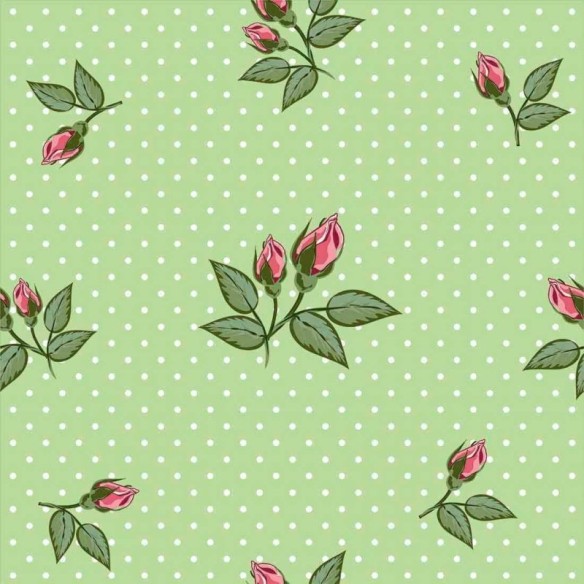Papel de Parede Adesivo Floral Verde 74779309