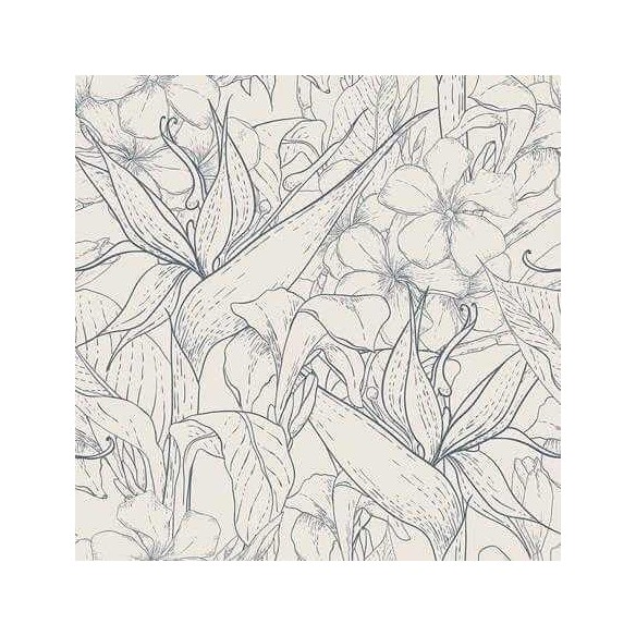 Papel de Parede Adesivo Flores  N825