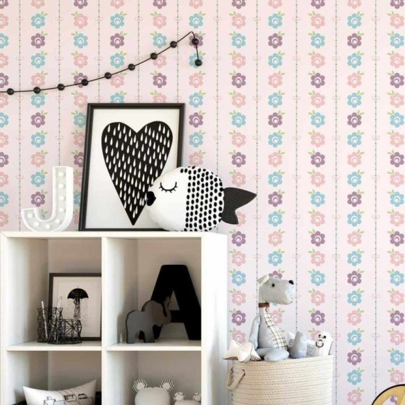 Papel de Parede Adesivo Flores 289465931
