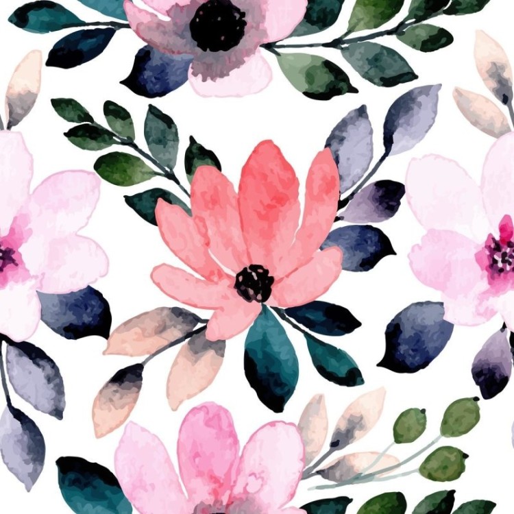 Papel de Parede Adesivo Flores do Campo...