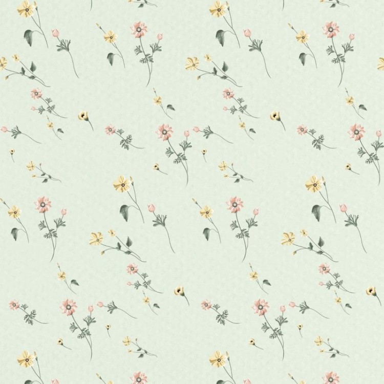Papel de Parede Adesivo Flores do Campo N019009