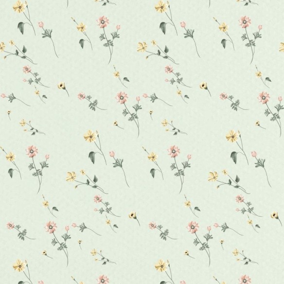 Papel de Parede Adesivo Flores do Campo N019009
