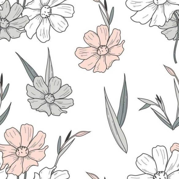 Papel de Parede Adesivo Flores do Campo N06154