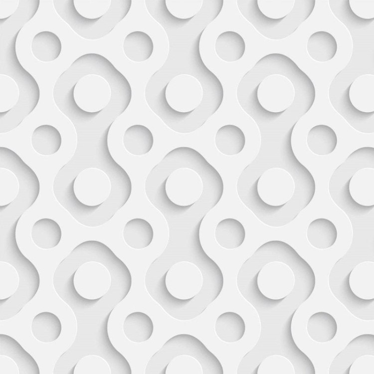 Papel de Parede Adesivo Abstrato 3D Cinza N018001