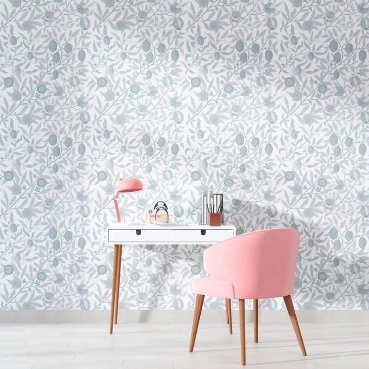 Papel de Parede Adesivo Flores e Folhas N010149