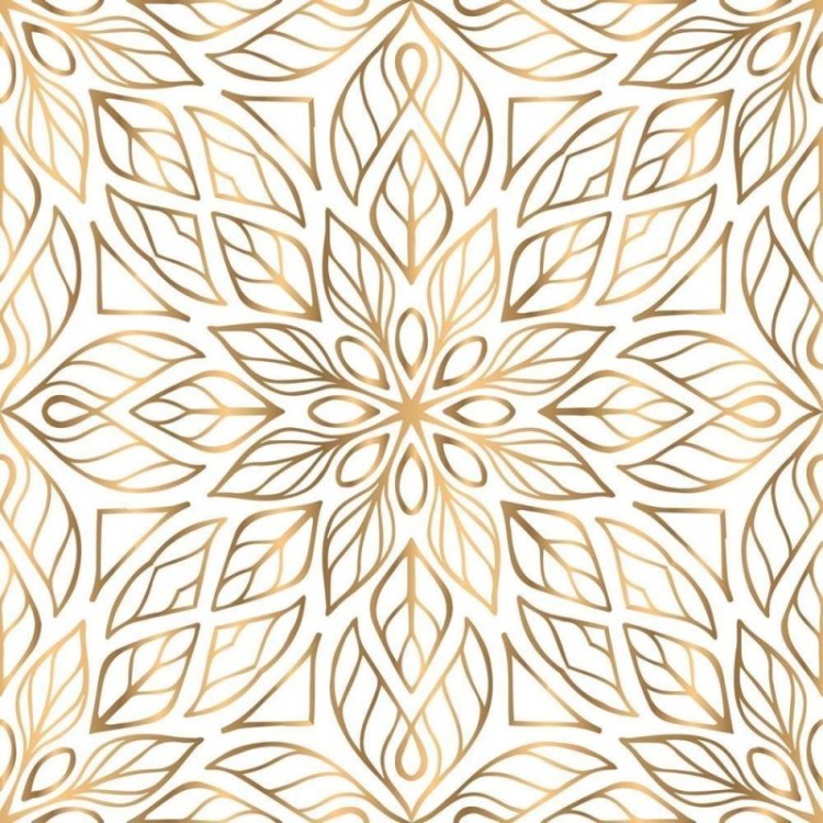 Papel de Parede Adesivo Flores geométricas N08164