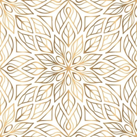 Papel de Parede Adesivo Flores geométricas N08164