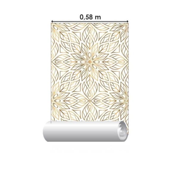Papel de Parede Adesivo Flores geométricas N08164