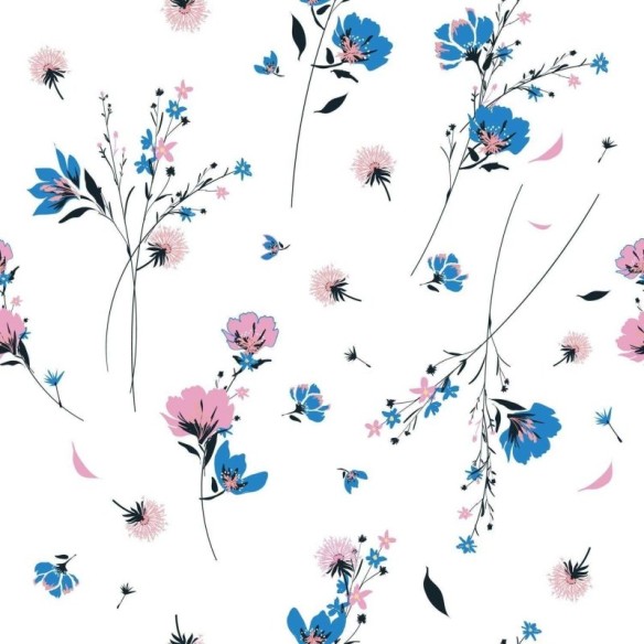 Papel de Parede Adesivo Flores N03086