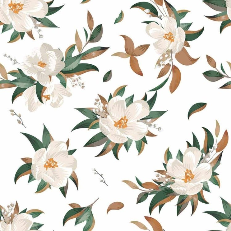 Papel de Parede Adesivo Flores N2251A