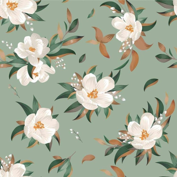 Papel de Parede Adesivo Flores N2251B