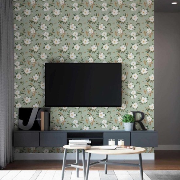 Papel de Parede Adesivo Flores N2251B