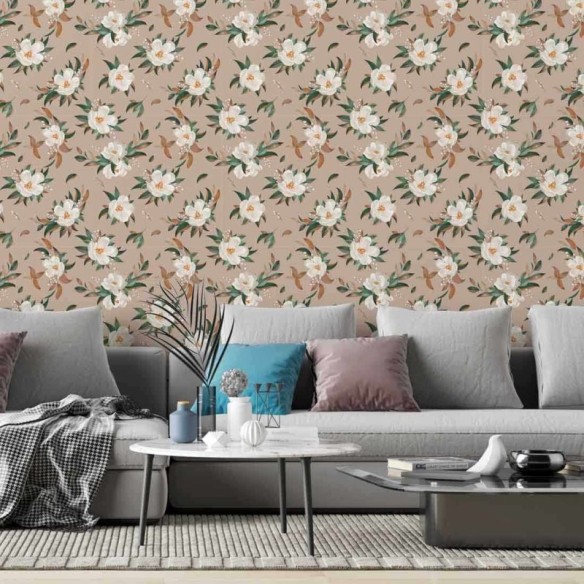Papel de Parede Adesivo Flores N2251C