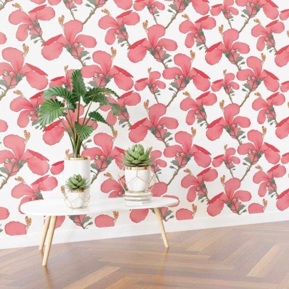 Papel de Parede Adesivo Flores N439