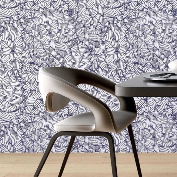 Papel de Parede Adesivo Flores N56