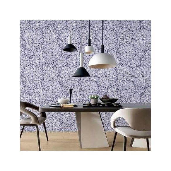 Papel de Parede Adesivo Flores N56