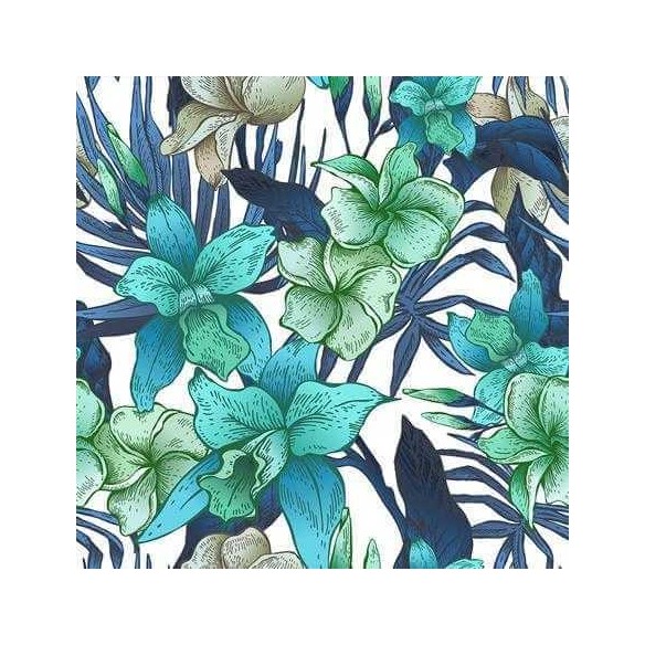 Papel de Parede Adesivo Flores N674
