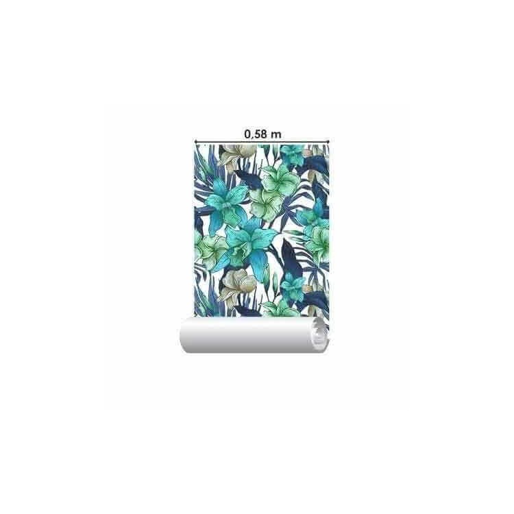 Papel de Parede Adesivo Flores N674