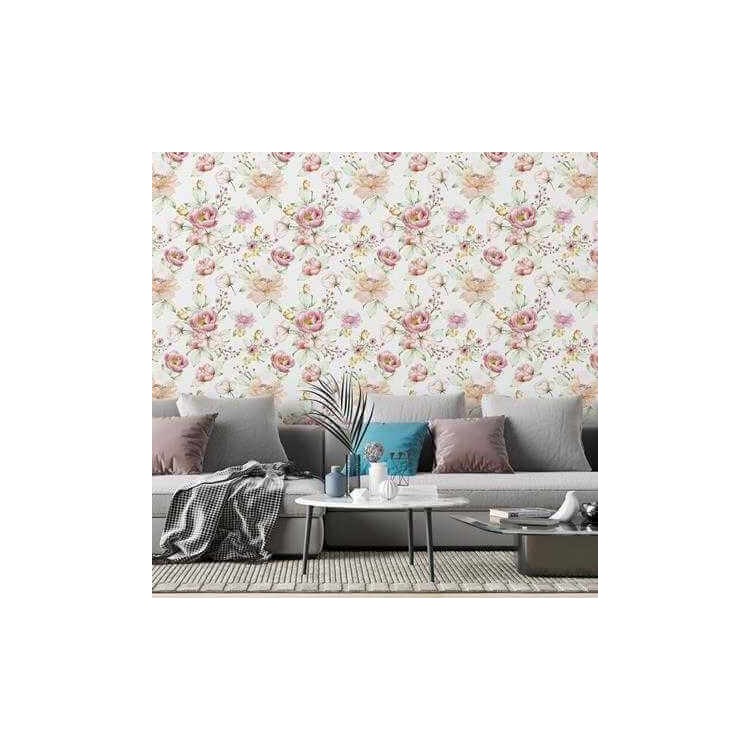Papel de Parede Adesivo Flores N729