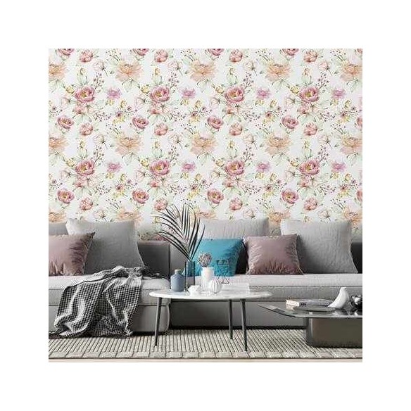 Papel de Parede Adesivo Flores N729