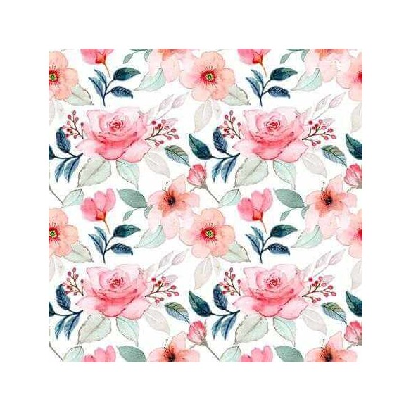 Papel de Parede Adesivo Flores N745