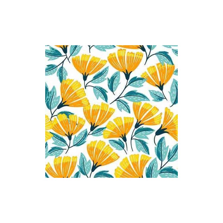 Papel de Parede Adesivo Flores N793
