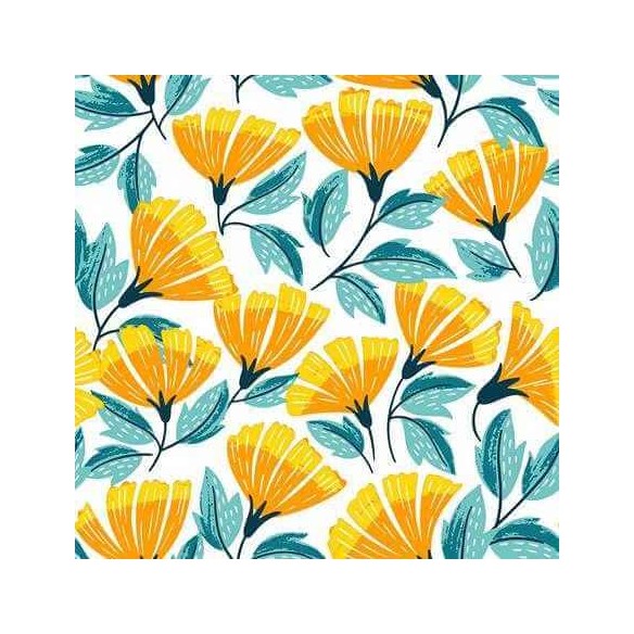 Papel de Parede Adesivo Flores N793
