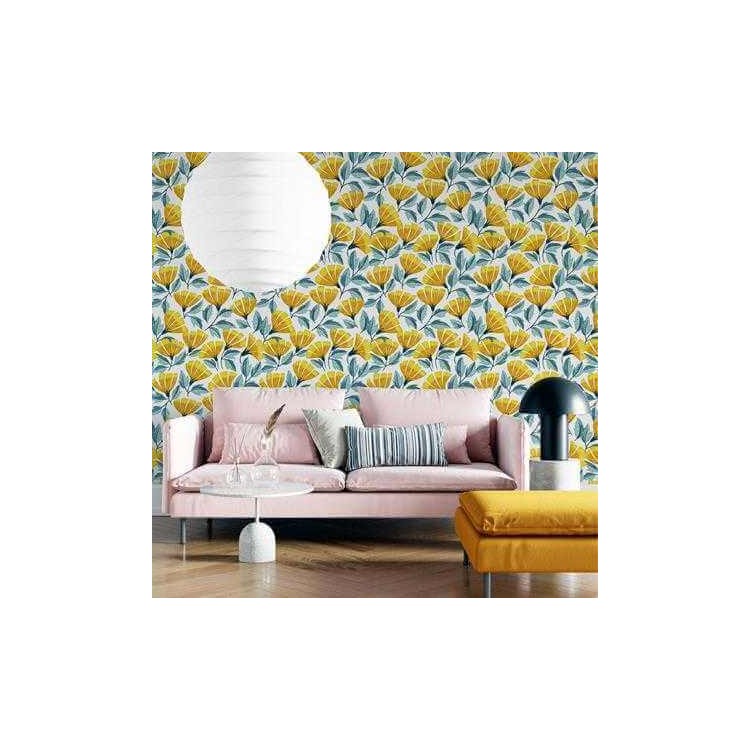 Papel de Parede Adesivo Flores N793