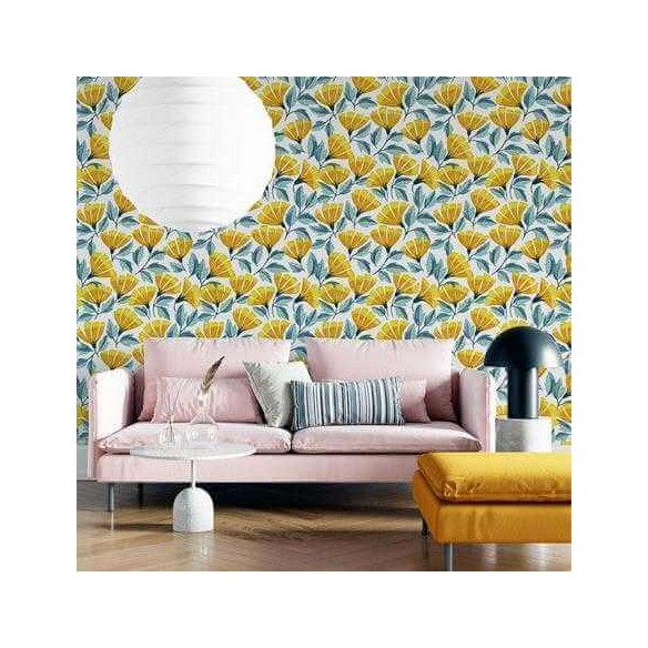 Papel de Parede Adesivo Flores N793