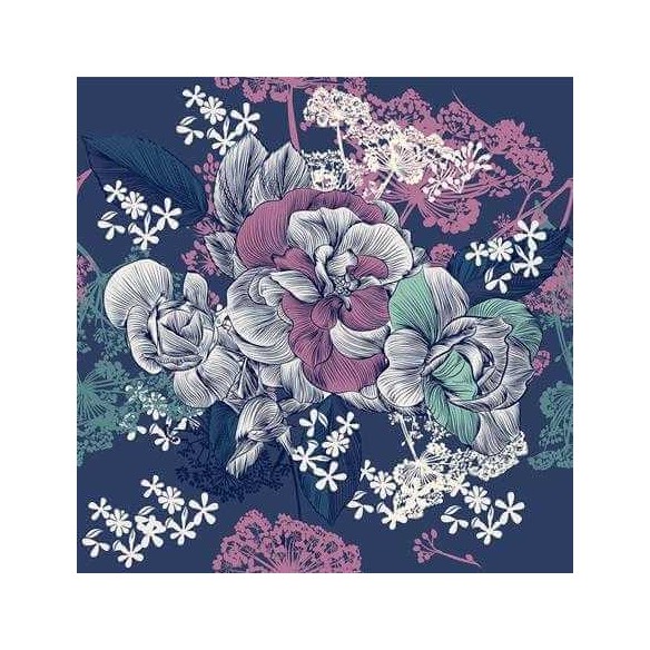 Papel de Parede Adesivo Flores NOMJKJ10