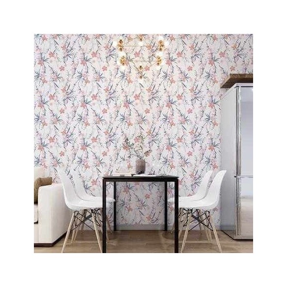 Papel de Parede Adesivo Flores Provençal N1162